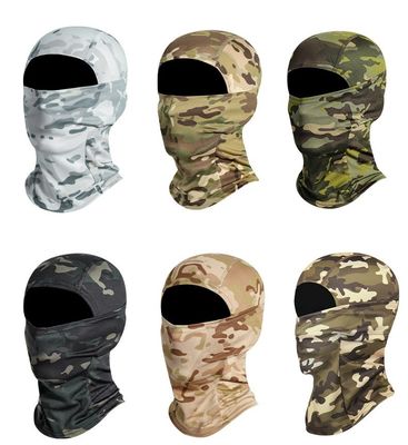 Máscara de poeira de gelo de seda para andar ao ar livre Chapeuzinho de pelúcia Proteção facial Proteção solar respirável Proteção ao vento Capa de camuflagem de motocicleta