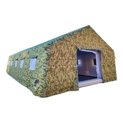 Inflável Comando de Resgate de Incêndio ao Ar Livre Impermeabilizado Espessado Tenda de PVC Custom Verde Militar 4 * 5 * 3.2m