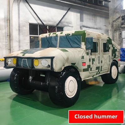 Falsa Simulação de Treinamento de Campo de Grande Escala Modelo de Alvo Exercício ao Ar Livre Simulação do Carro Guerreiro Hummer Carro Ar Fechado Deserto Camuflagem Ar Fechado Bomba de Ar Especial 800W